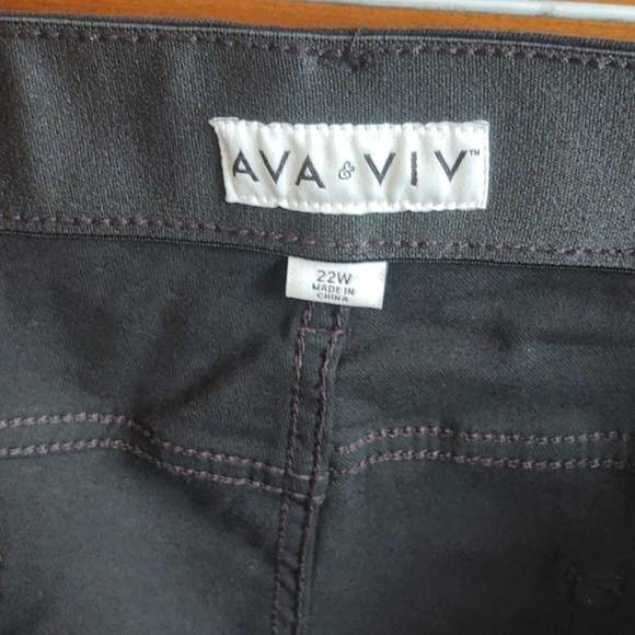 BNWT Ava&Viv Black Jeggings - Picture 5 of 6